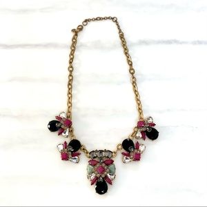 [J. Crew] Jewel Tone Statement Necklace